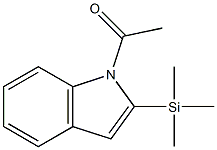 1-Acetyl-2-trimethylsilyl-1H-indole 구조식 이미지