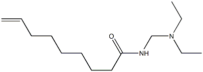 N-[(Diethylamino)methyl]-8-nonenamide Structure