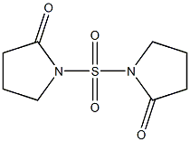 1,1'-Sulfonylbis(pyrrolidin-2-one) Structure