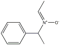 N-(1-Phenylethyl)ethanimine N-oxide Structure