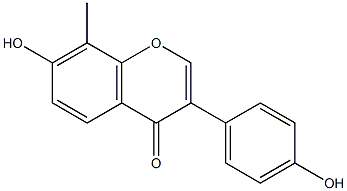 4',7-Dihydroxy-8-methylisoflavone Structure