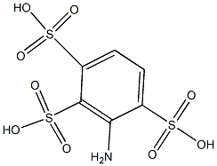 3-Amino-1,2,4-benzenetrisulfonic acid Structure