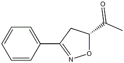 (5R)-3-Phenyl-5-acetyl-2-isoxazoline Structure
