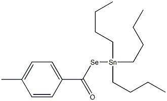 4-Methylbenzenecarboselenoic acid Se-(tributylstannyl) ester Structure