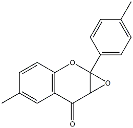 2,3-Epoxy-2,3-dihydro-4',6-dimethylflavone 구조식 이미지