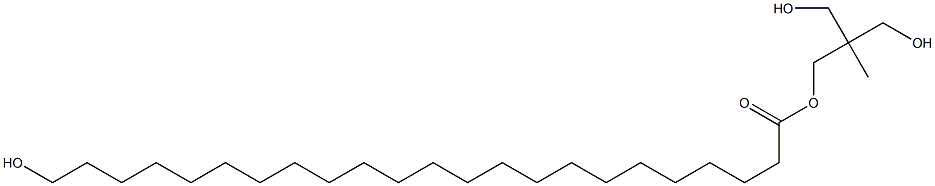 23-Hydroxytricosanoic acid 2,2-bis(hydroxymethyl)propyl ester Structure