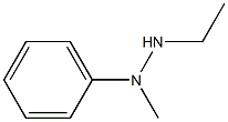 1-Phenyl-1-methyl-2-ethylhydrazine Structure