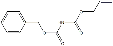 N-[(2-Propenyl)oxycarbonyl]carbamic acid benzyl ester Structure