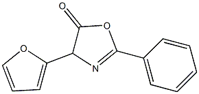 2-Phenyl-4-(2-furyl)oxazol-5(4H)-one Structure