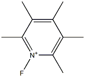 1-Fluoro-2,3,4,5,6-pentamethylpyridinium 구조식 이미지