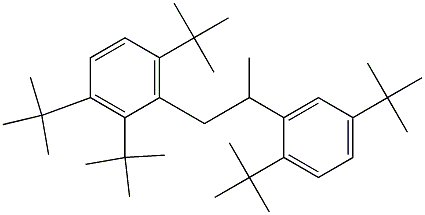 1-(2,3,6-Tri-tert-butylphenyl)-2-(2,5-di-tert-butylphenyl)propane 구조식 이미지
