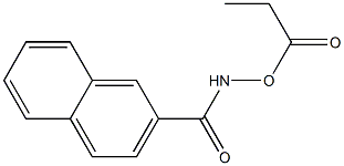 N-Propionyloxy-2-naphthamide 구조식 이미지