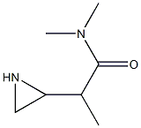 N,N-Dimethyl-2-(2-aziridinyl)propionamide 구조식 이미지