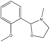 2-(o-Methoxyphenyl)-3-methyloxazolidine Structure