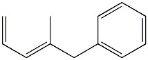 4-Methyl-5-phenyl-1,3-pentadiene Structure