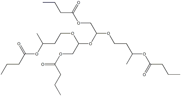 2,2'-[Oxybis(2,1-ethanediyloxy)]bis(ethanol butyrate) 구조식 이미지