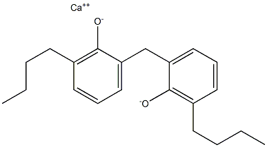 Calcium 2,2'-methylenebis(6-butylphenoxide) 구조식 이미지