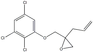 2,3,5-Trichlorophenyl 2-allylglycidyl ether Structure