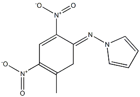 2,4-Dinitro-5-pyrrolizinotoluene 구조식 이미지