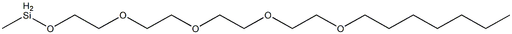 Methyl[2-[2-[2-[2-(heptyloxy)ethoxy]ethoxy]ethoxy]ethoxy]silane Structure