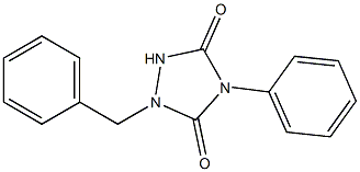 4-Phenyl-1-benzyl-1,2,4-triazolidine-3,5-dione 구조식 이미지