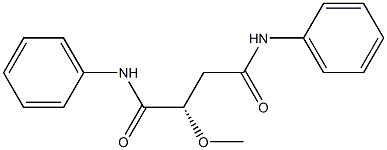 [S,(-)]-2-Methoxy-N,N'-diphenylsuccinamide Structure