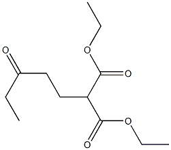 3-Oxopentylmalonic acid diethyl ester 구조식 이미지