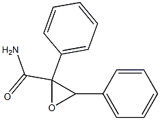 2,3-Diphenyloxirane-2-carboxamide Structure