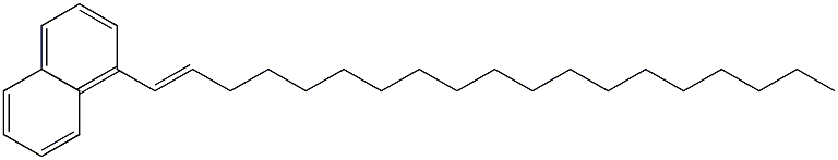 1-(1-Nonadecenyl)naphthalene 구조식 이미지