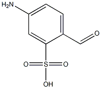 2-Formyl-5-aminobenzenesulfonic acid Structure