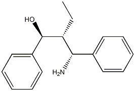 (1S,2R,3R)-3-Amino-2-ethyl-1,3-diphenylpropan-1-ol Structure