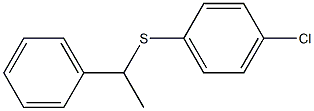 1-(Phenyl)-1-(4-chlorophenylthio)ethane 구조식 이미지