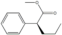 [S,(+)]-2-Phenylvaleric acid methyl ester 구조식 이미지