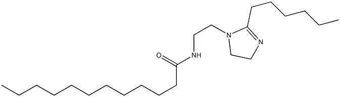 1-(2-Lauroylaminoethyl)-2-hexyl-2-imidazoline 구조식 이미지