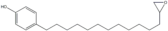 4-(12-Oxiranyldodecyl)phenol Structure