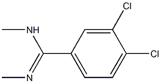 3,4-Dichloro-N,N'-dimethylbenzamidine 구조식 이미지