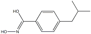 4-(2-Methylpropyl)benzohydroximic acid Structure