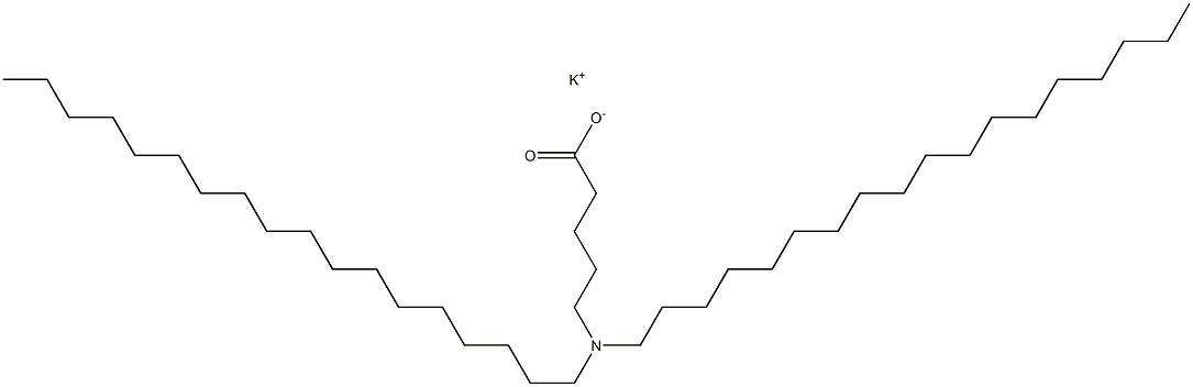 5-(Dioctadecylamino)valeric acid potassium salt 구조식 이미지