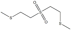 Bis[2-(methylthio)ethyl] sulfone Structure