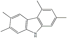 2,3,5,7-Tetramethyl-9H-carbazole 구조식 이미지