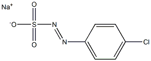 p-Chlorobenzenediazosulfonic acid sodium salt 구조식 이미지