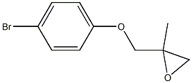 4-Bromophenyl 2-methylglycidyl ether Structure