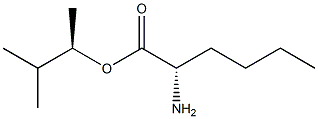 (R)-2-Aminohexanoic acid (S)-1,2-dimethylpropyl ester 구조식 이미지