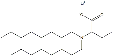 2-(Dioctylamino)butyric acid lithium salt 구조식 이미지