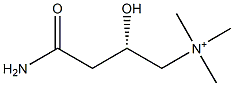 (S)-4-Amino-N,N,N-trimethyl-2-hydroxy-4-oxobutan-1-aminium Structure