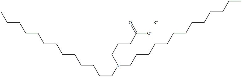 4-(Ditridecylamino)butyric acid potassium salt 구조식 이미지