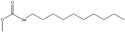 2-Selenadodecanoic acid methyl ester Structure