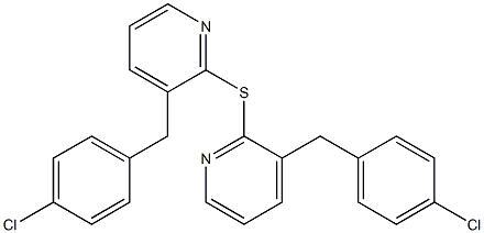 4-Chlorobenzyl(2-pyridinyl) sulfide 구조식 이미지