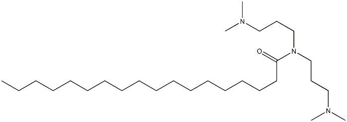 N,N-Bis[3-(dimethylamino)propyl]octadecanamide Structure