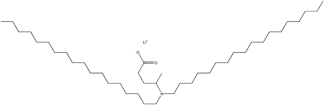 4-(Dioctadecylamino)valeric acid lithium salt Structure